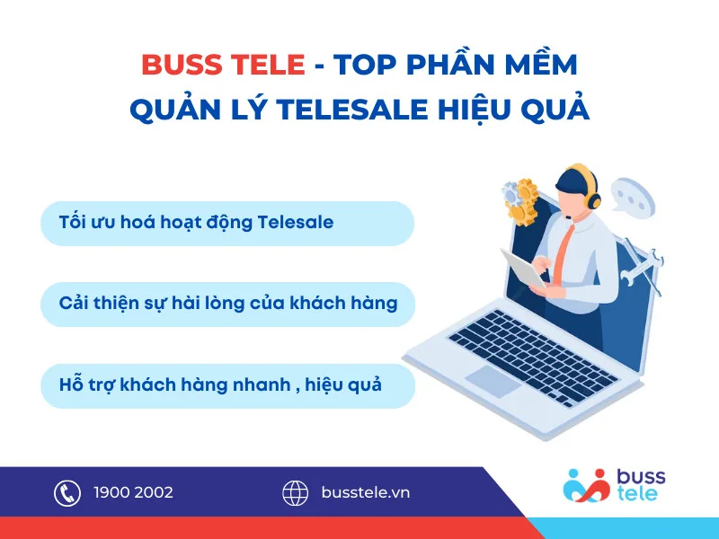 Buss Tele - Top phần mềm quản lý telesale tốt nhất hiện nay
