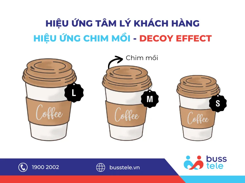 Hiệu ứng tâm lý khách hàng - Hiệu ứng chim mồi