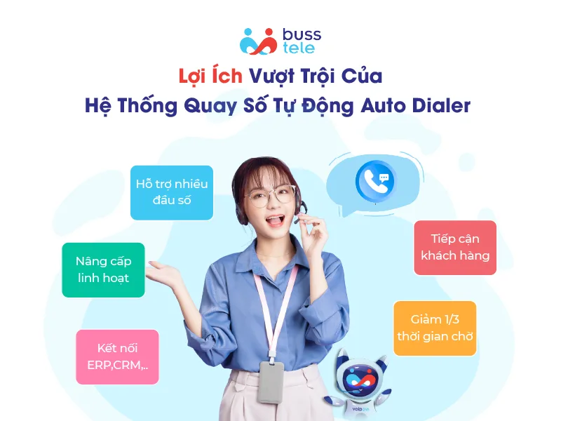 Lợi ích vượt trội của hệ thống quay số tự động Auto Dialer