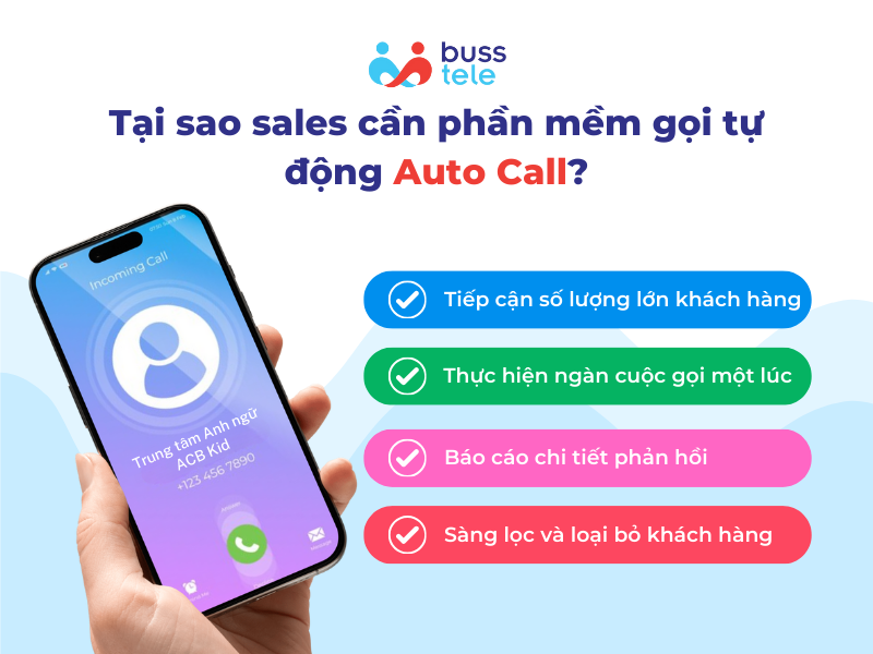 Tại sao sales cần phần mềm gọi tự động Auto Call?
