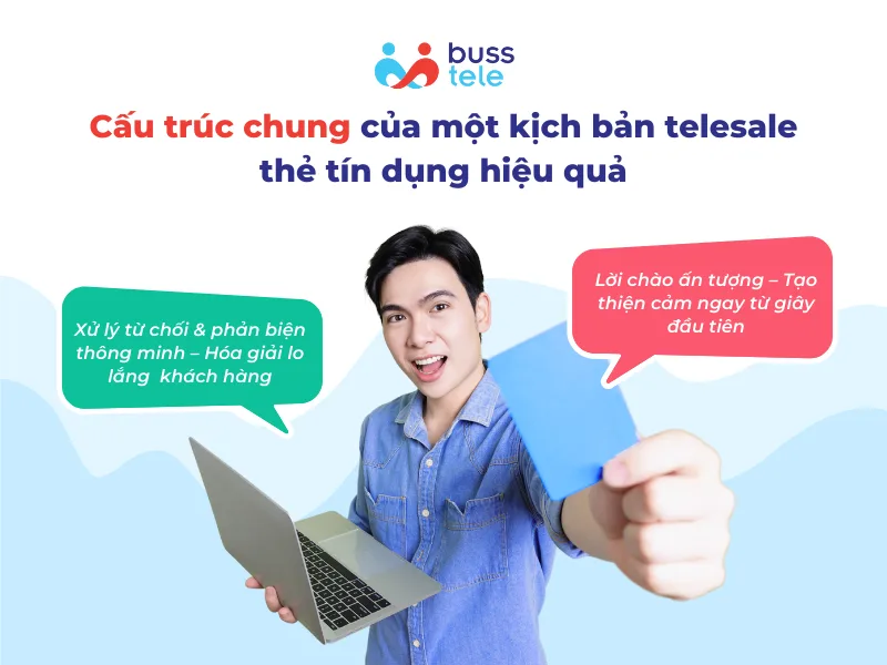 Cấu trúc chung của một kịch bản telesale thẻ tín dụng hiệu quả