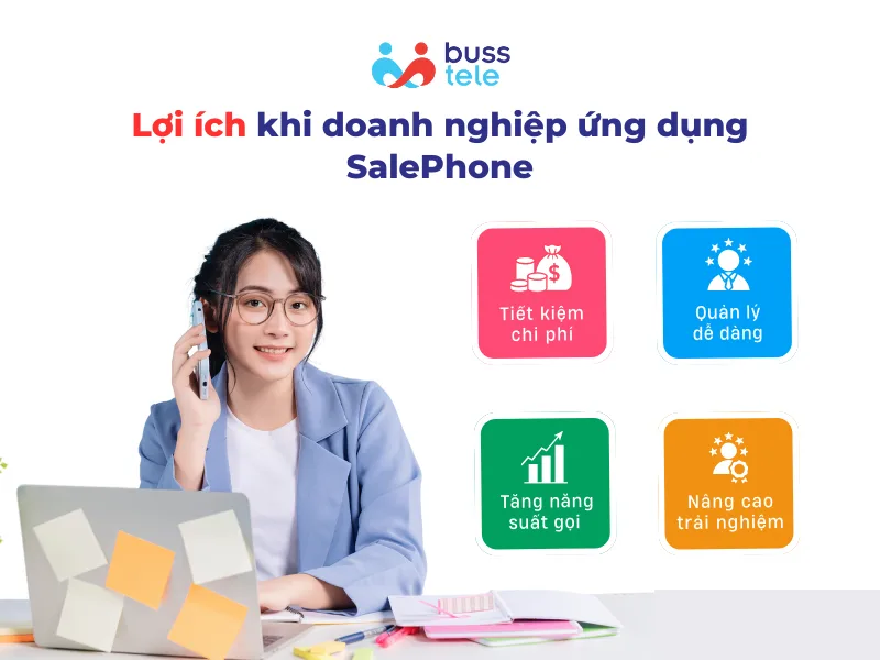 Lợi ích khi doanh nghiệp ứng dụng SalePhone
