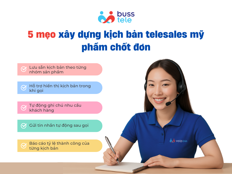5 mẹo xây dựng kịch bản tư vấn mỹ phẩm chốt đơn